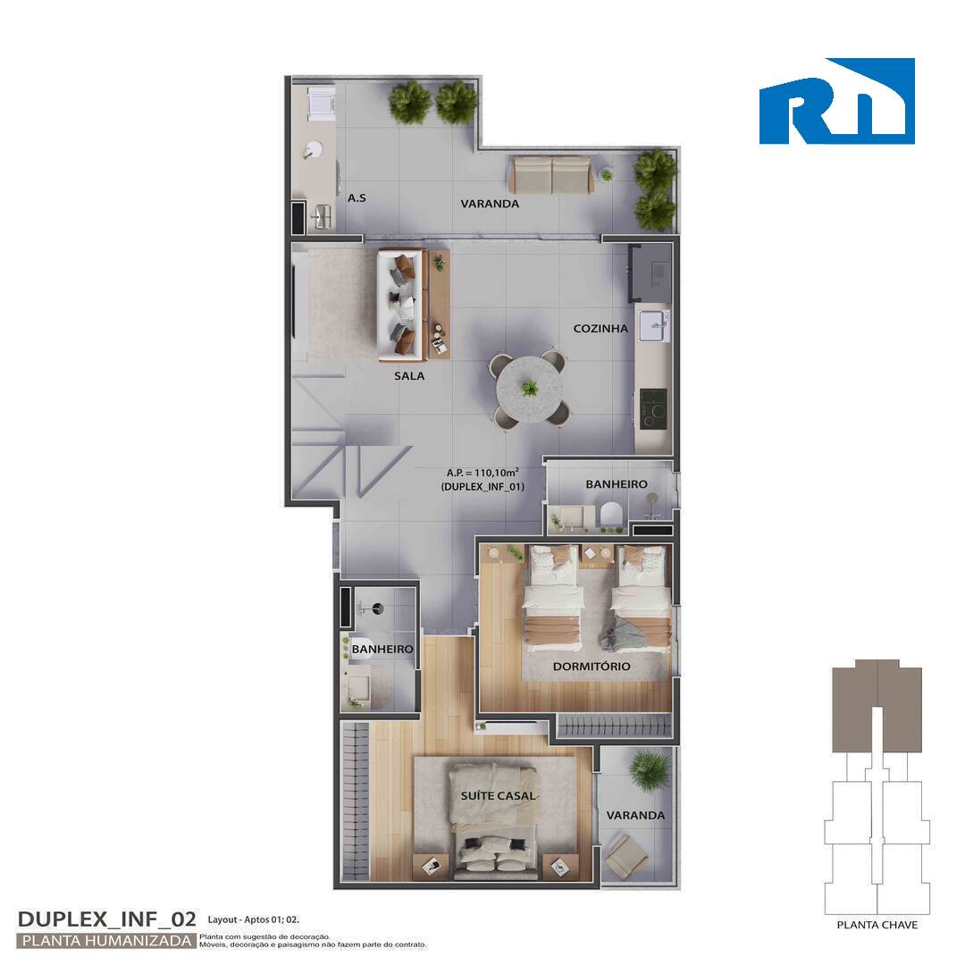 Apartamento à venda com 2 quartos, 58m² - Foto 25